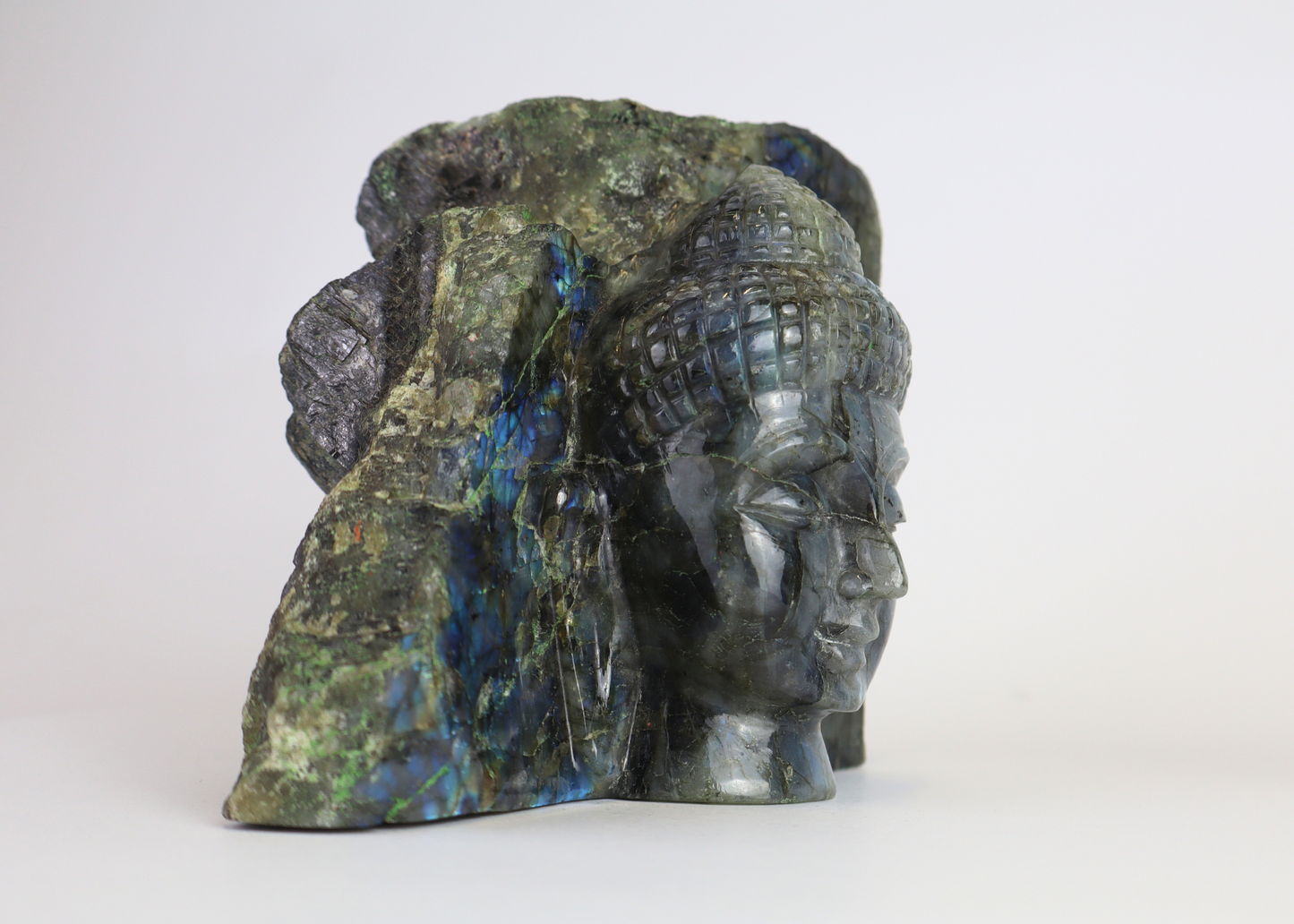 Buddha Head - Labradorite (12 cm)