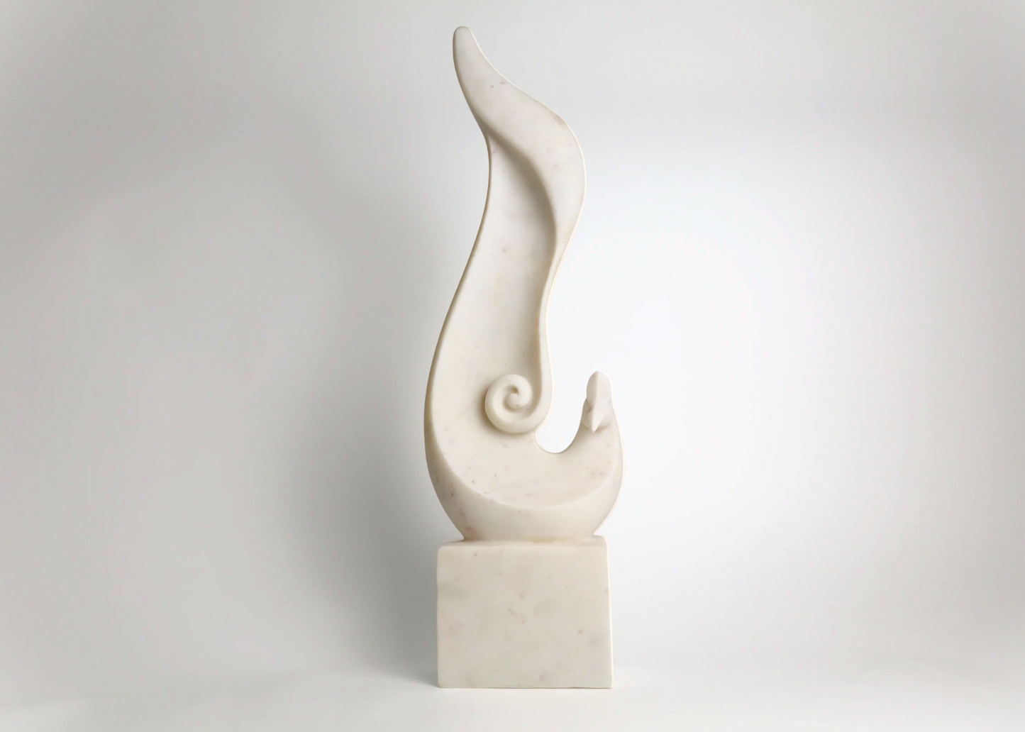 Seashell - White Marble (50 cm)