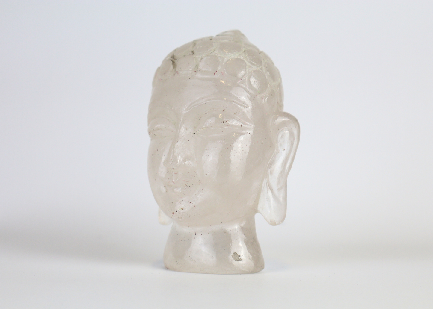 Buddha Head - Clear Quartz (10 cm)