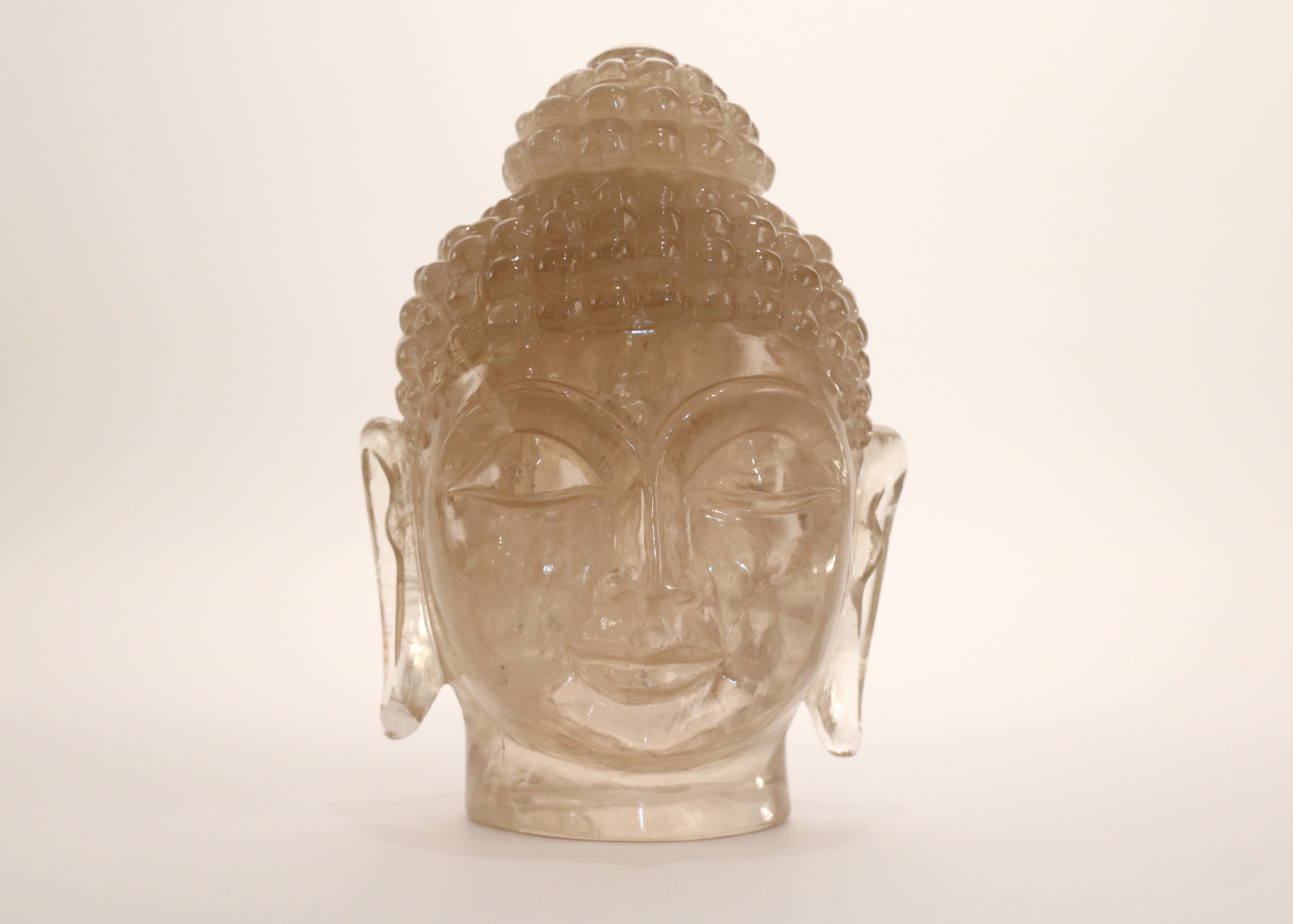 Smokey Quartz Buddha