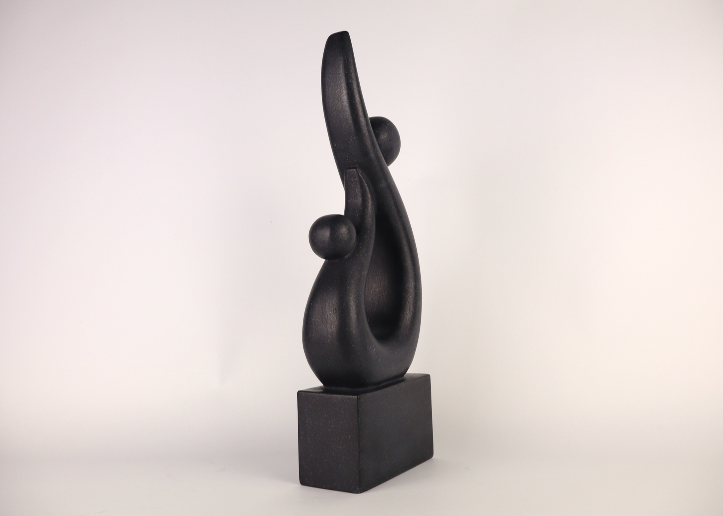 Mother & Child I - Black Marble (38 cm)