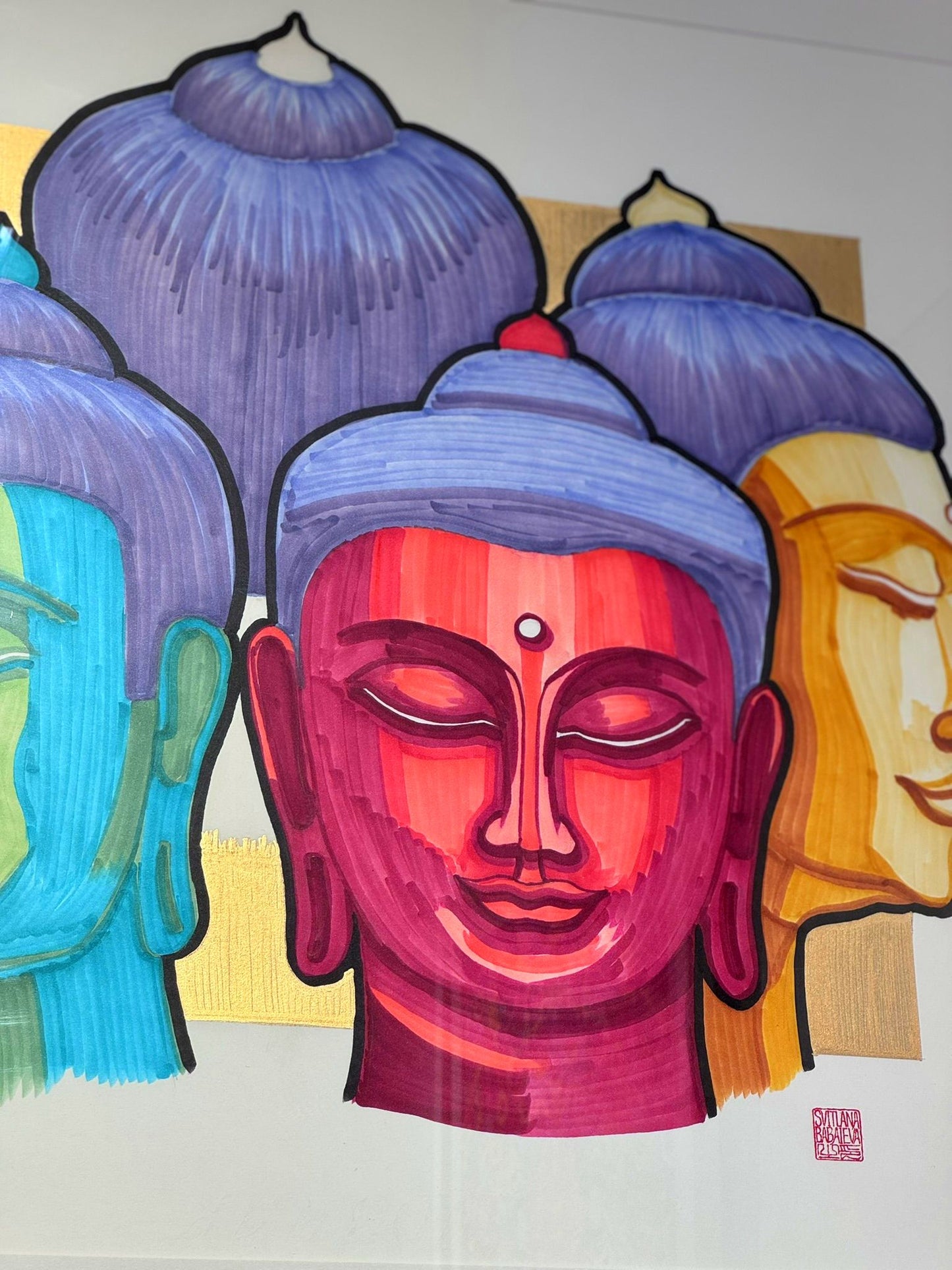 The Five Buddhas (Original by Svitlana Babayeva)