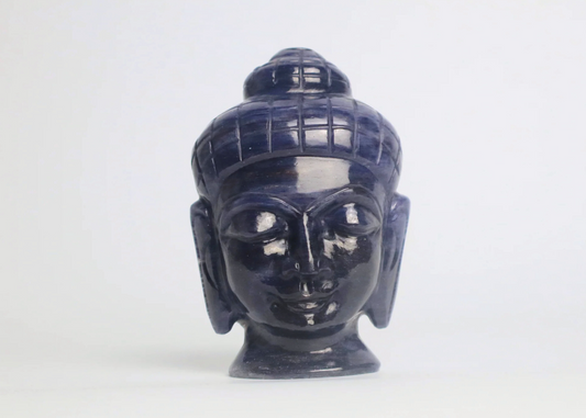 Buddha Head - Lepidolite (9.5cm)