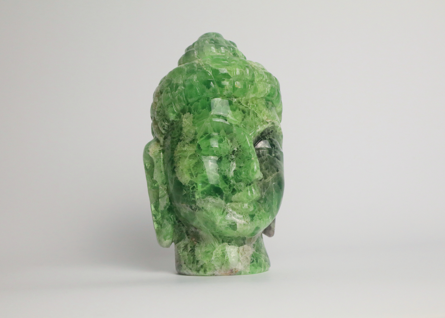 Buddha Head - Rainbow Fluorite (15.5cm)