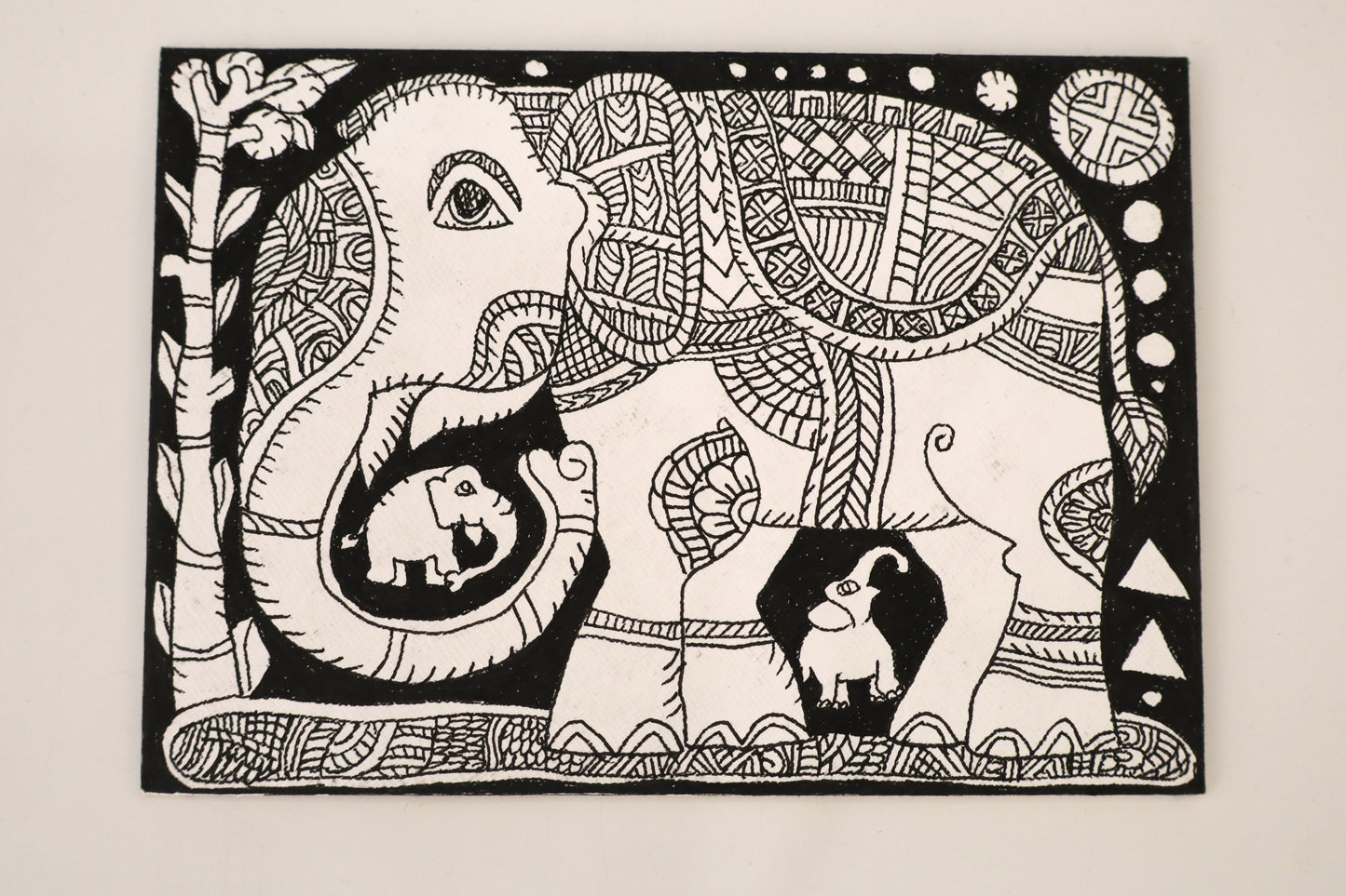 Handmade Envelope VIII - Elephant Country