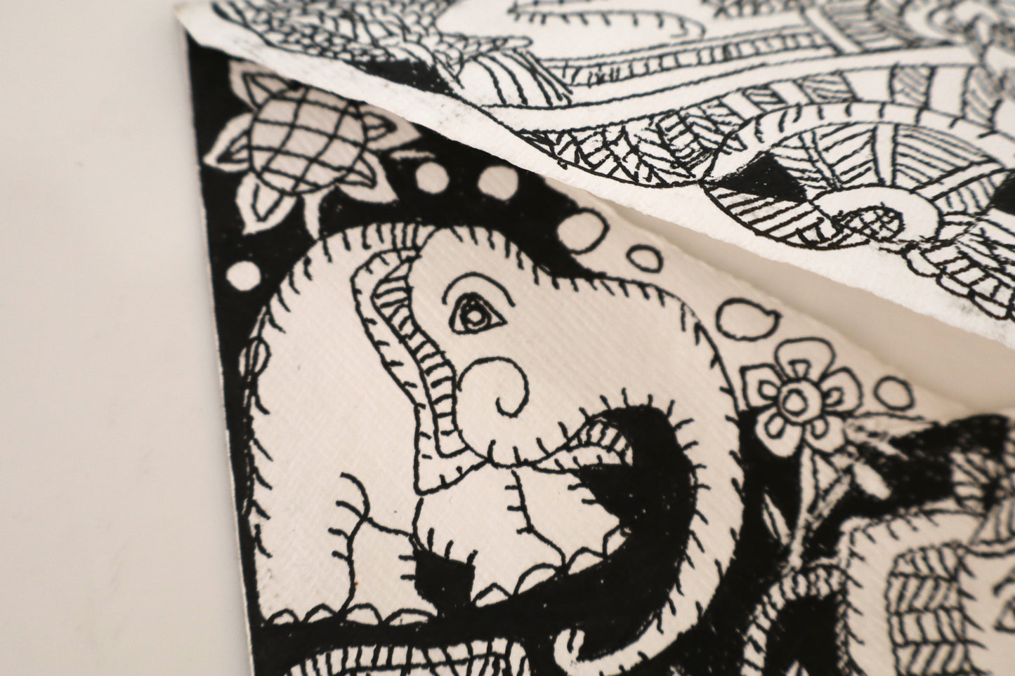 Handmade Envelope VIII - Elephant Country