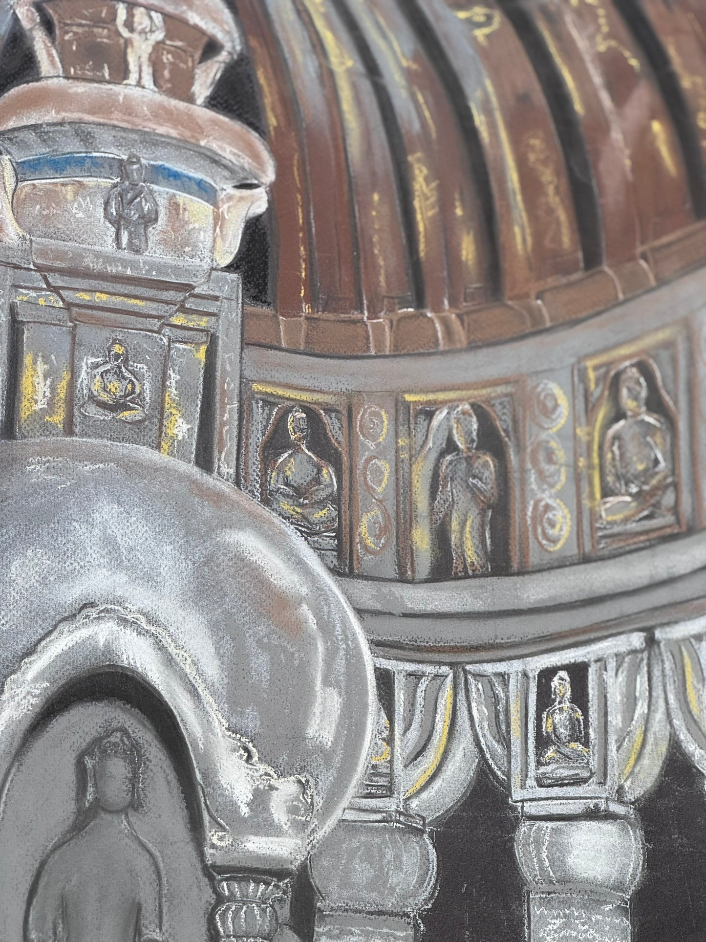 The Shrine (Ajanta Caves) (Original by Svitlana Babayeva)