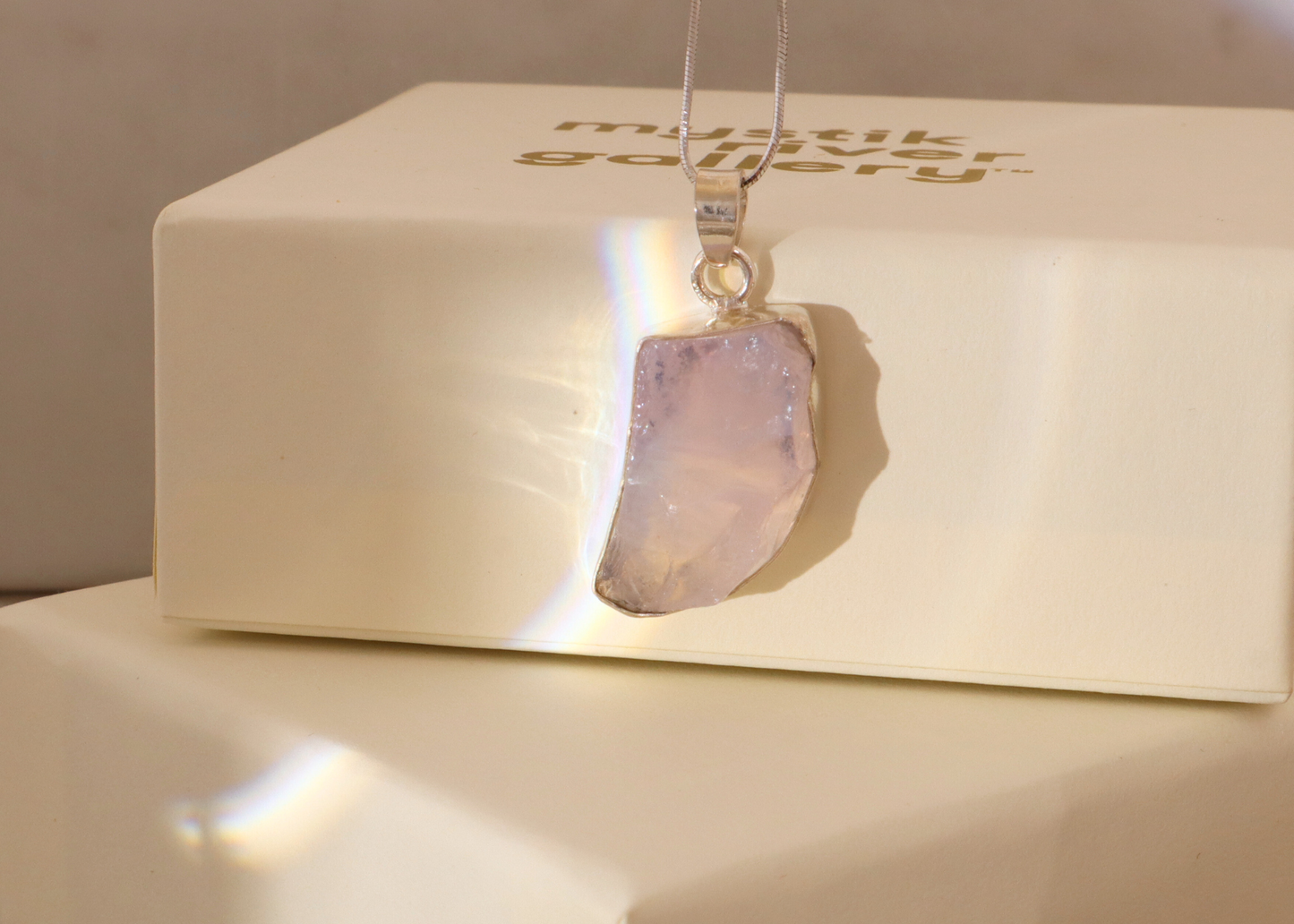 Lavender Quartz Pendant - Form