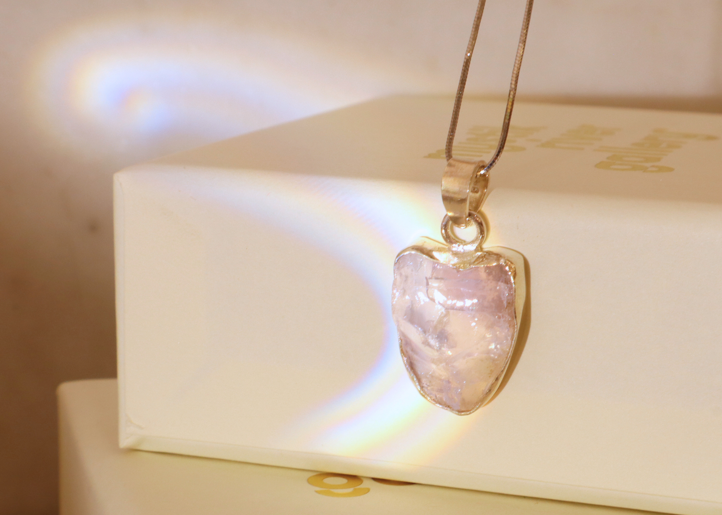 Lavender Quartz Pendant - Form