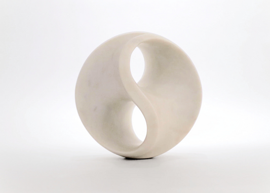 Infinity Sphere - White Marble (25 cm)
