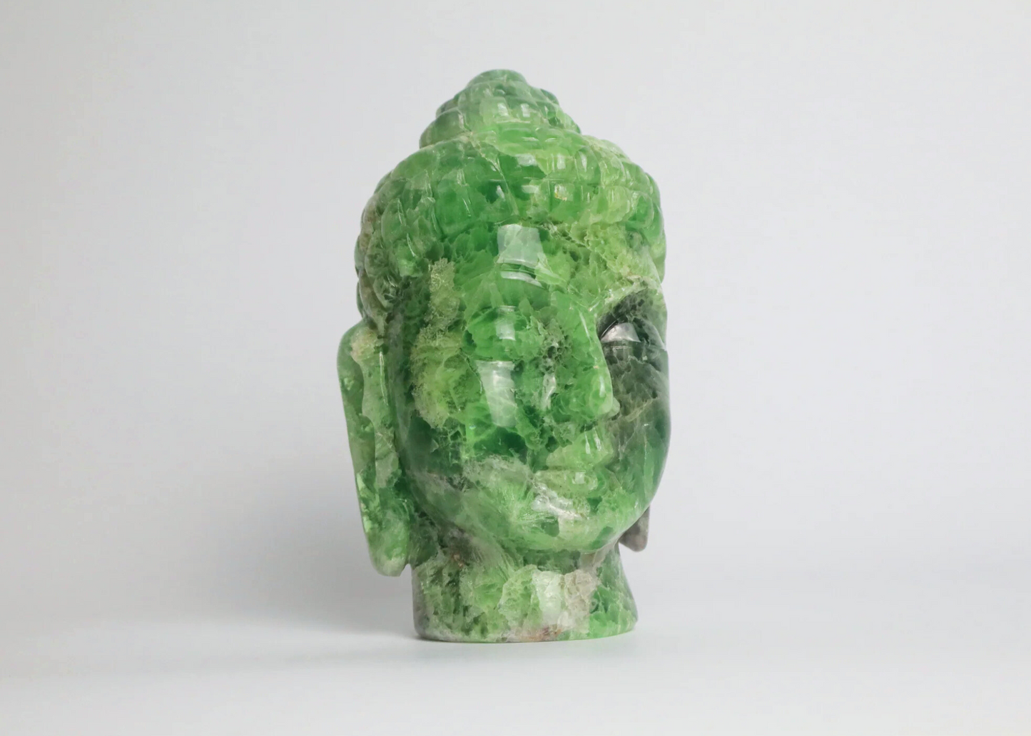 Buddha Head - Rainbow Fluorite (15.5cm)