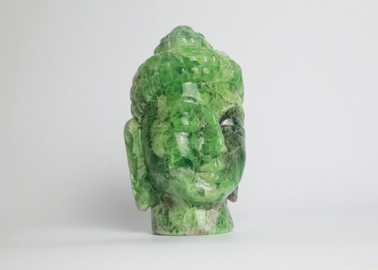 Buddha Head - Rainbow Fluorite  (15.5cm)