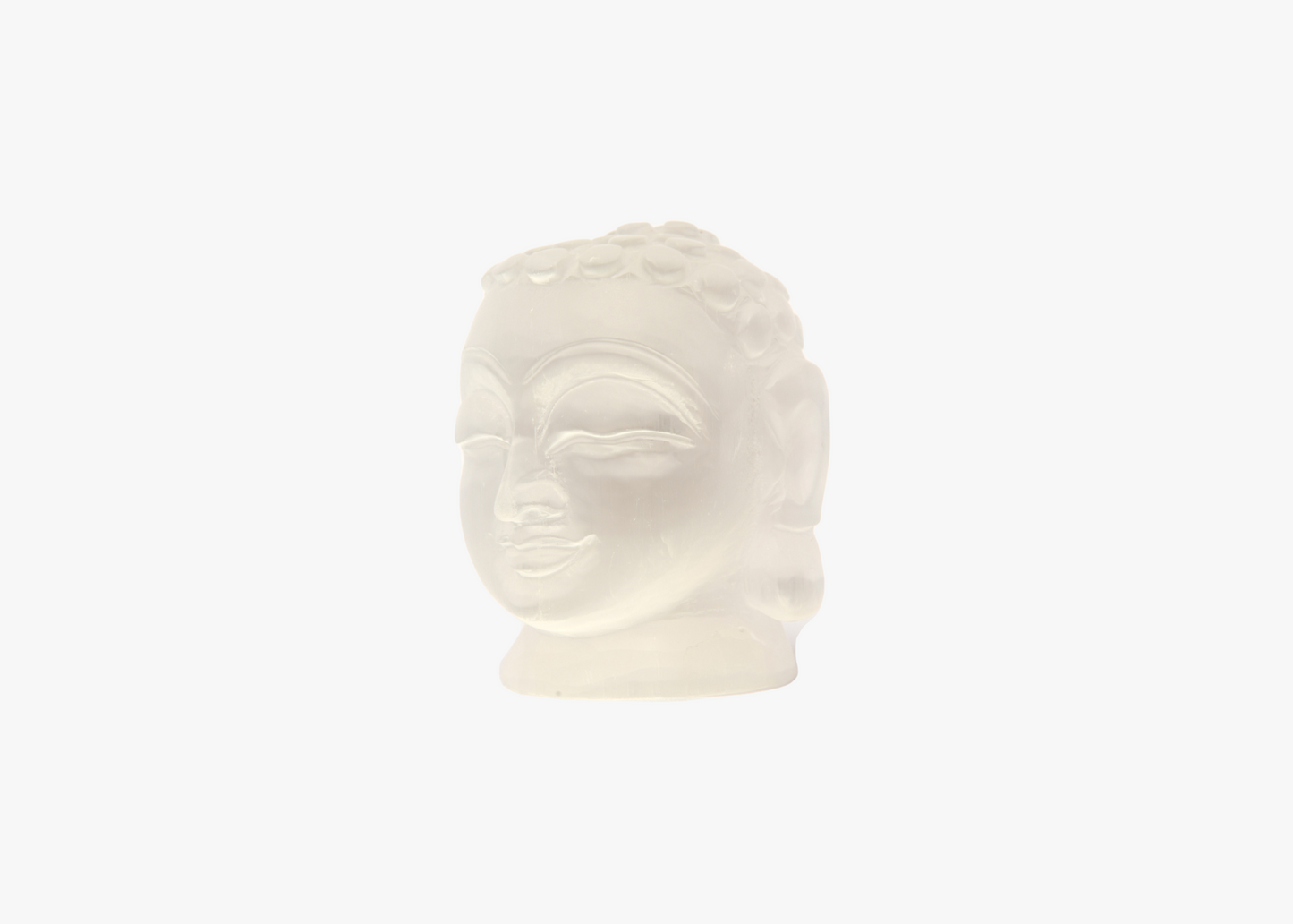 Buddha Head - Selenite (Small, 11cm)