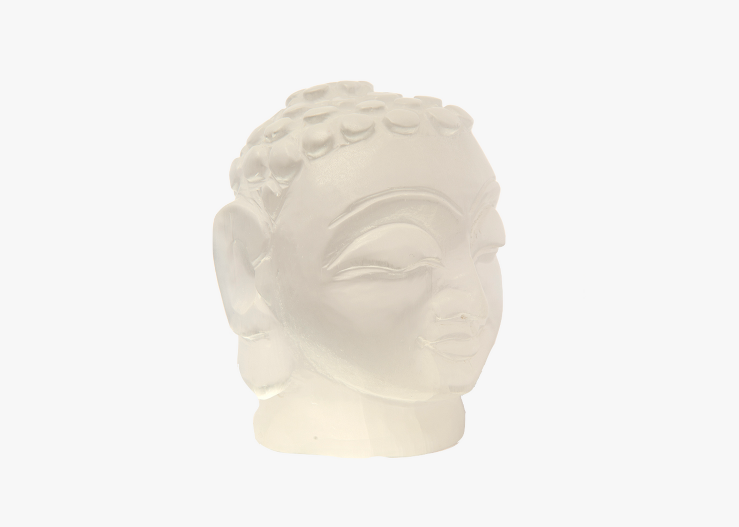 Buddha Head - Selenite (Small, 11cm)