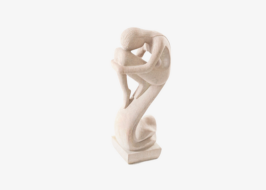 Thinking Lady - Sandstone (Large, 90cm)