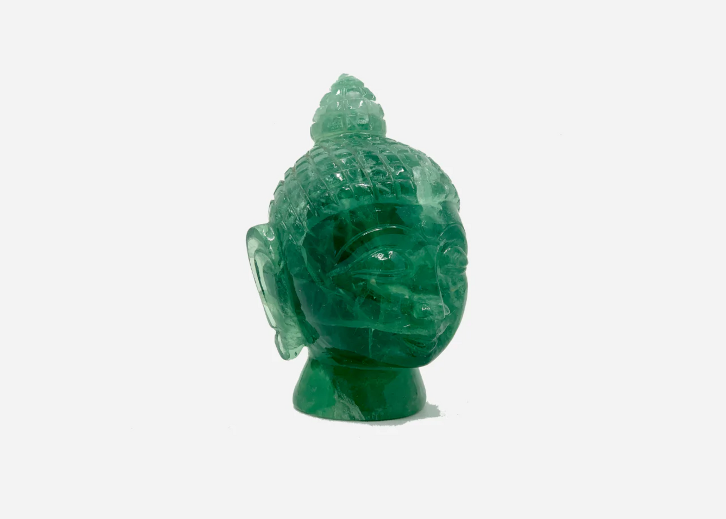 Buddha Head - Green Flourite (Small, 12cm)