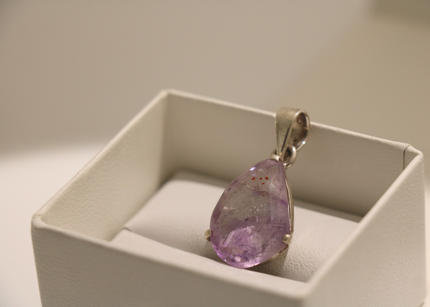 Super Seven Faceted Pendant