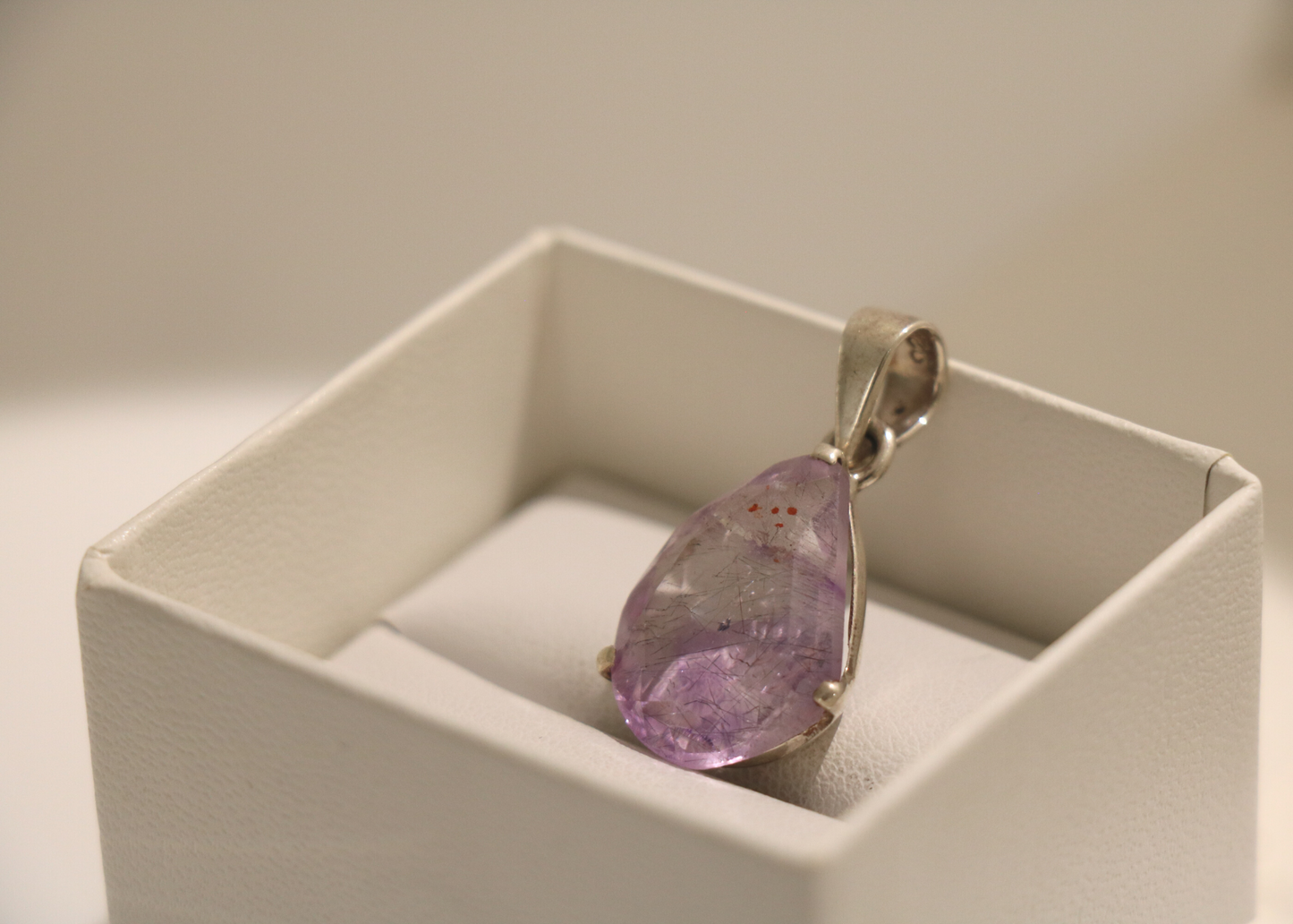 Super Seven Faceted Pendant