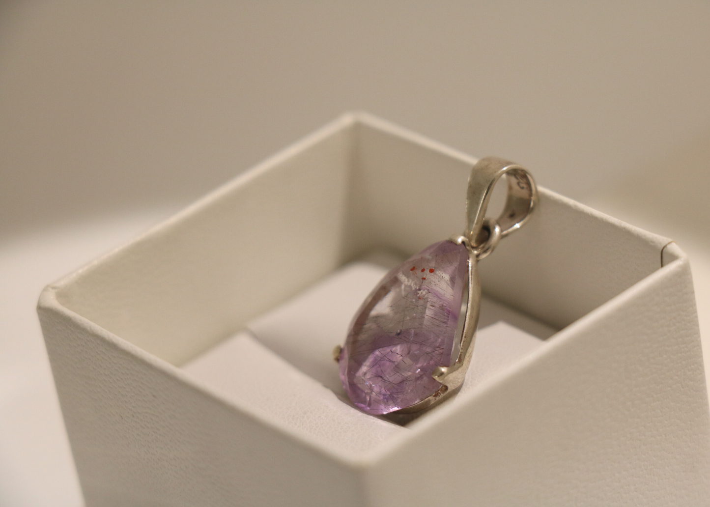 Super Seven Faceted Pendant