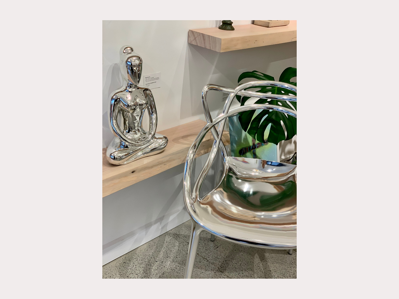 Cyber Yoga - 3D Glossy Gold (Medium, 40cm)
