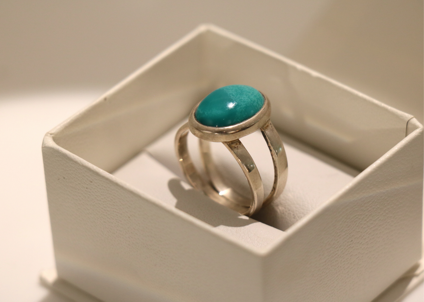 Turquoise Gemstone Ring (Sterling Silver)