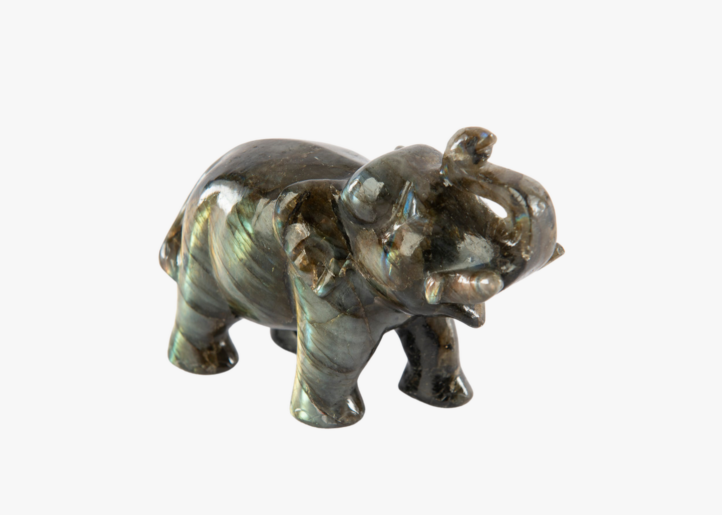 Labradorite Elephants (Small, Medium, Large)