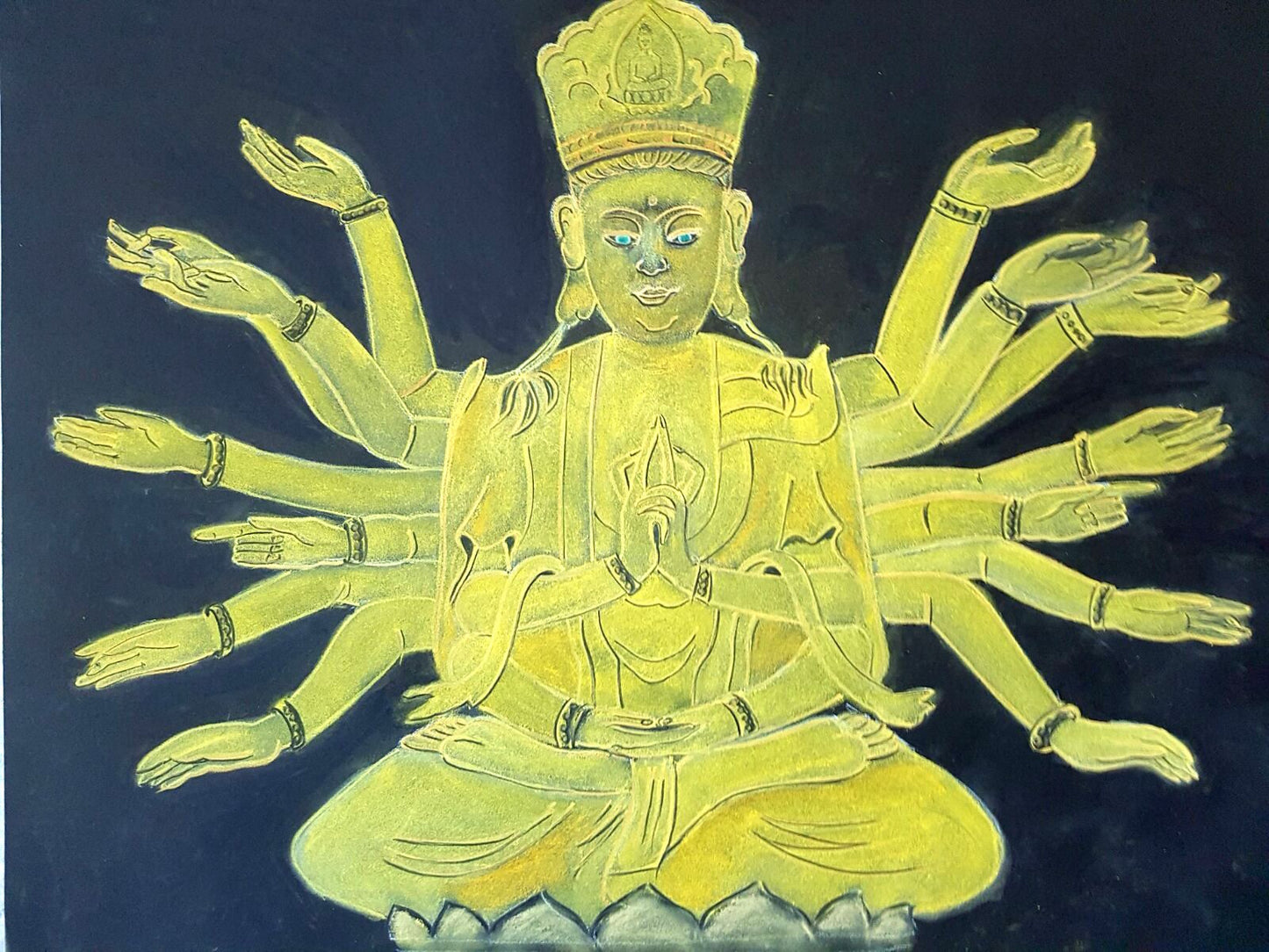 Avaloketishvara - Boddhisatva of Compassion (Original by Svitlana Babayeva)