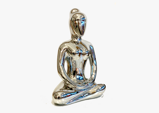 Cyber Yoga - 3D Silver Glossy (Medium, 40cm)