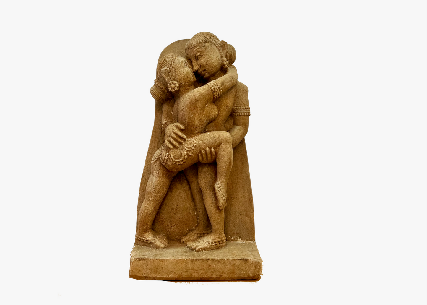 Mithuna Loving Couple - Sandstone (Medium, 30cm)