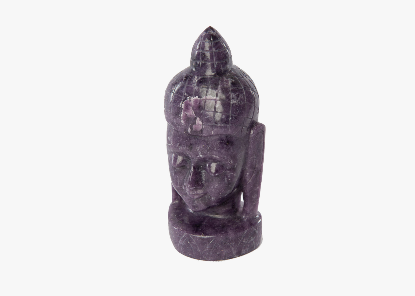 Buddha Head - Lepidolite (18cm)