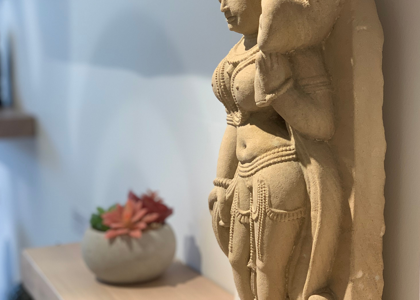 Goddess Manasa - Sandstone (Medium, 43cm)