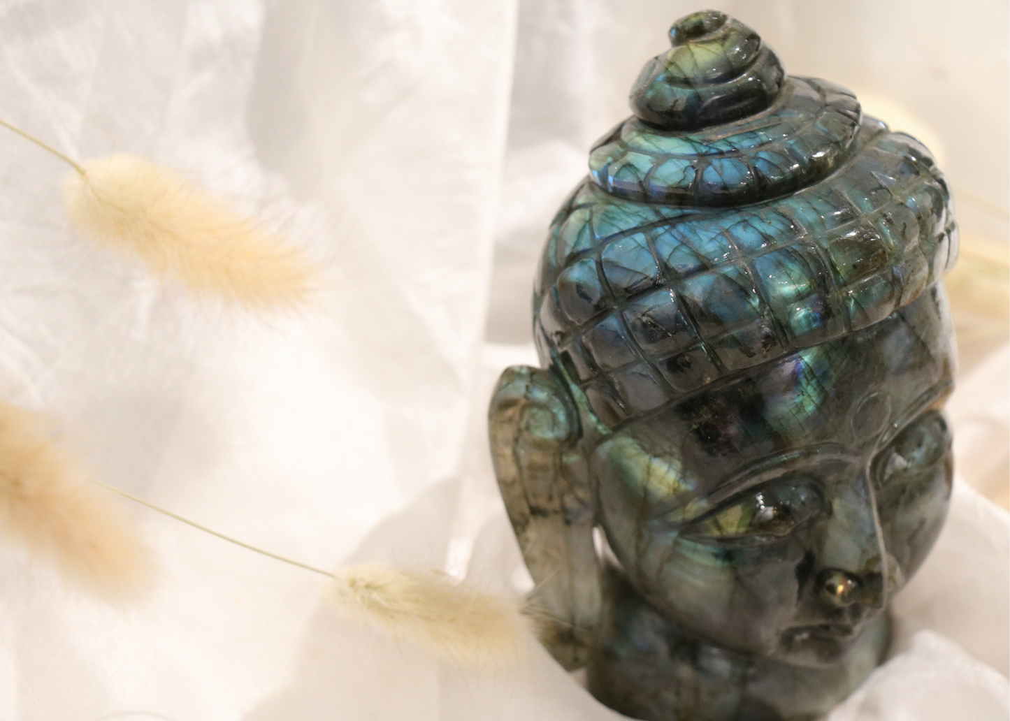 Buddha Statue - Labradorite (11cm)