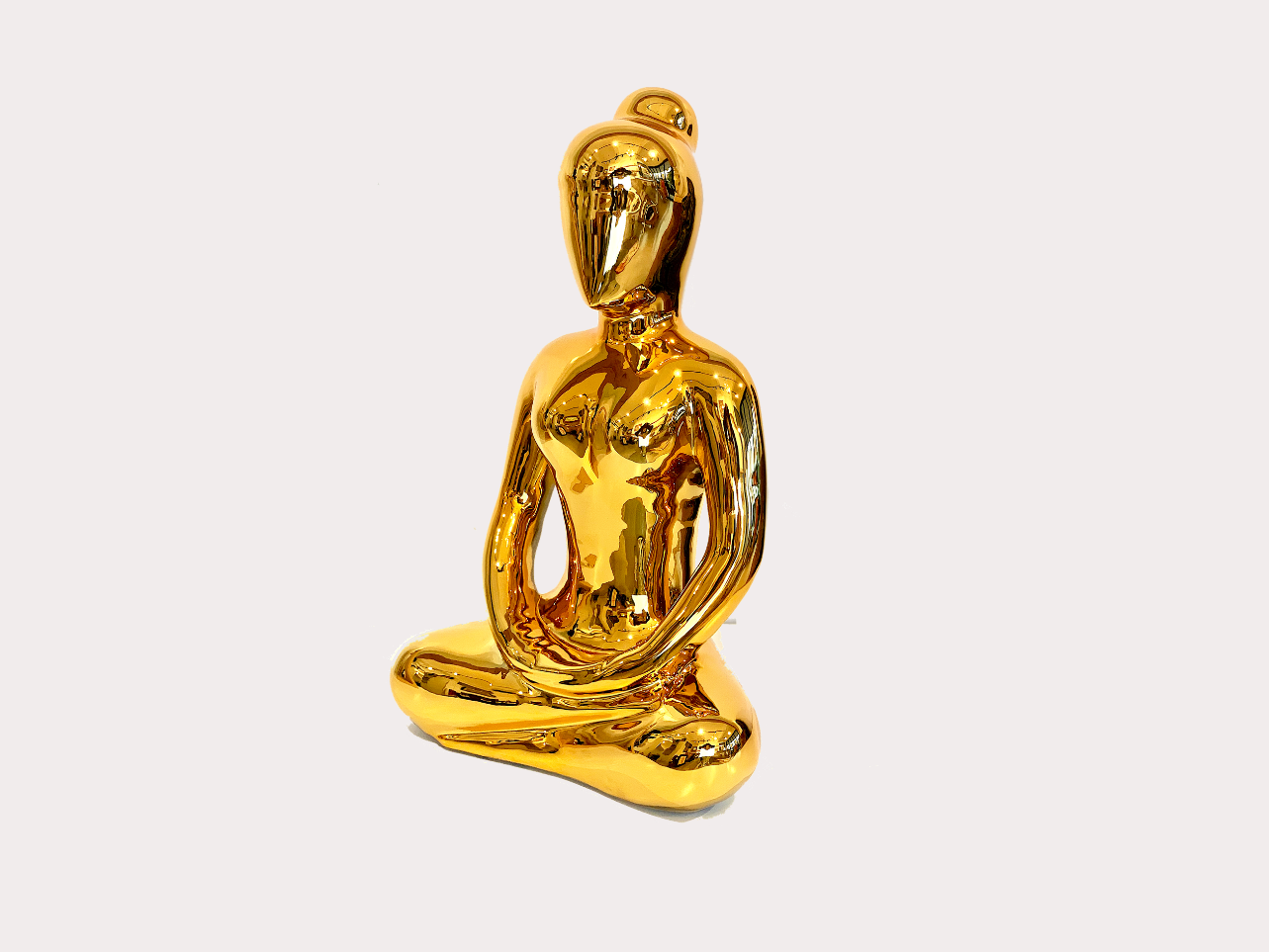 Cyber Yoga - 3D Glossy Gold (Medium, 40cm)