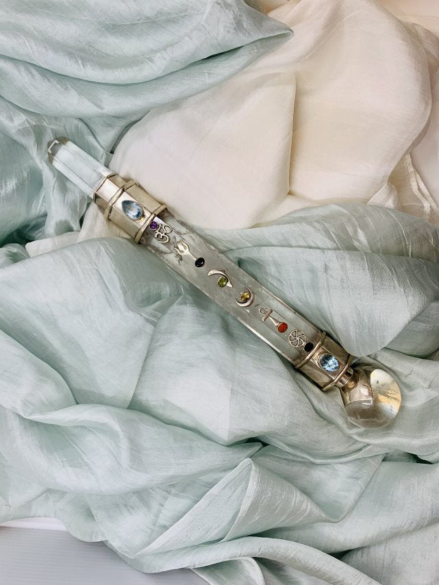 Master Healer - Clear Quartz Healing Wand (30cm, 600gm)