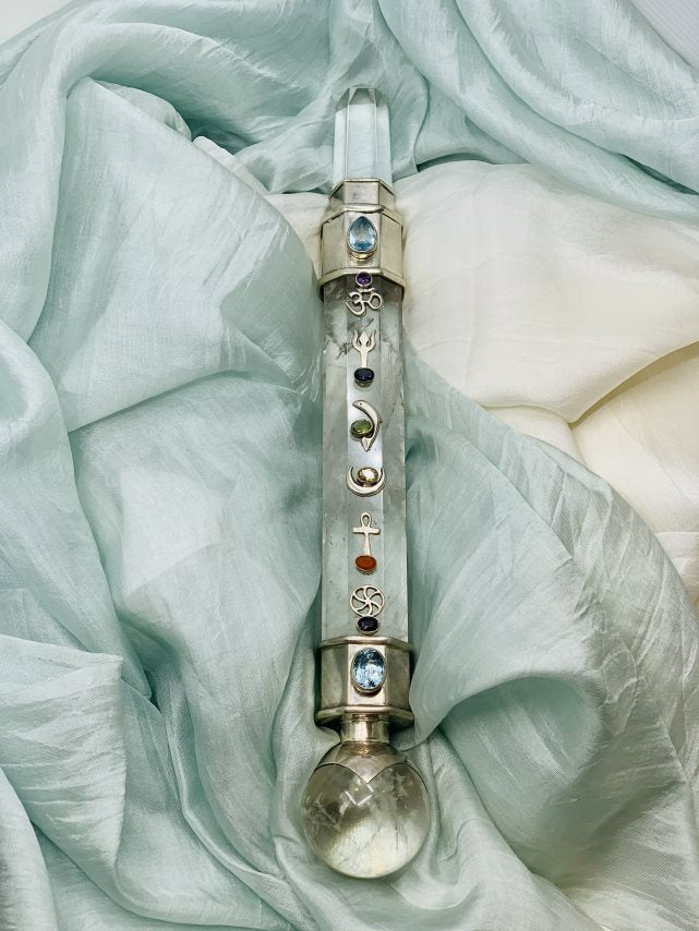 Master Healer - Clear Quartz Healing Wand (30cm, 600gm)