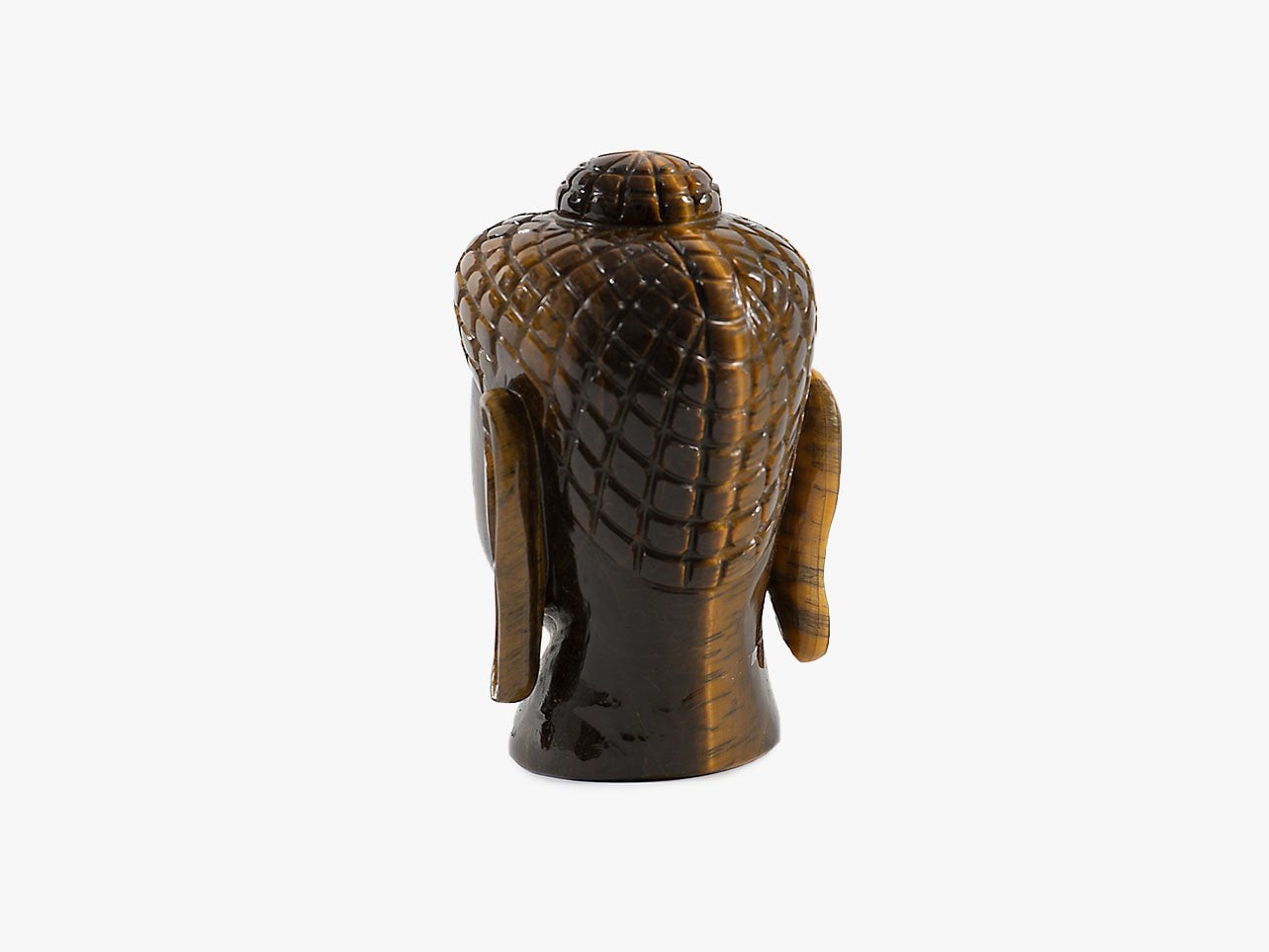 Buddha Head - Tiger's Eye (15cm )