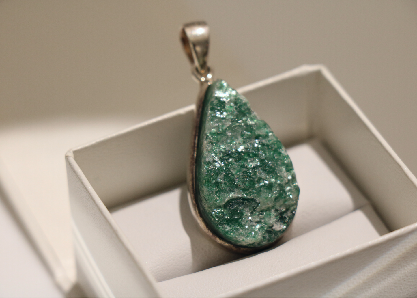 Green Aventurine Rough Teardrop