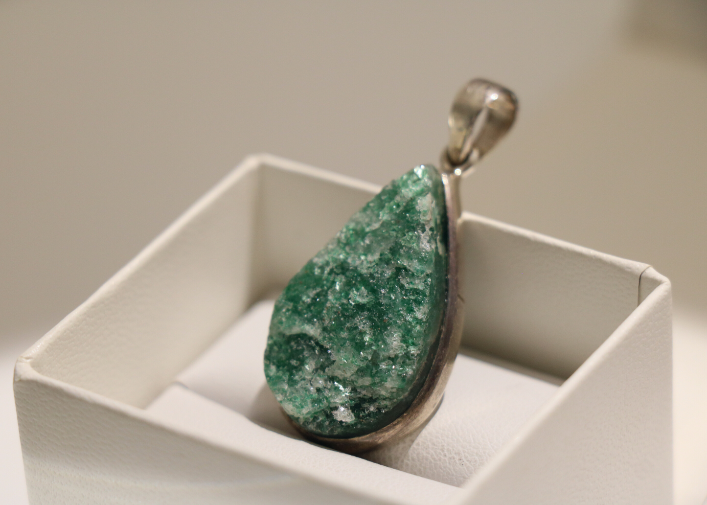 Green Aventurine Rough Teardrop