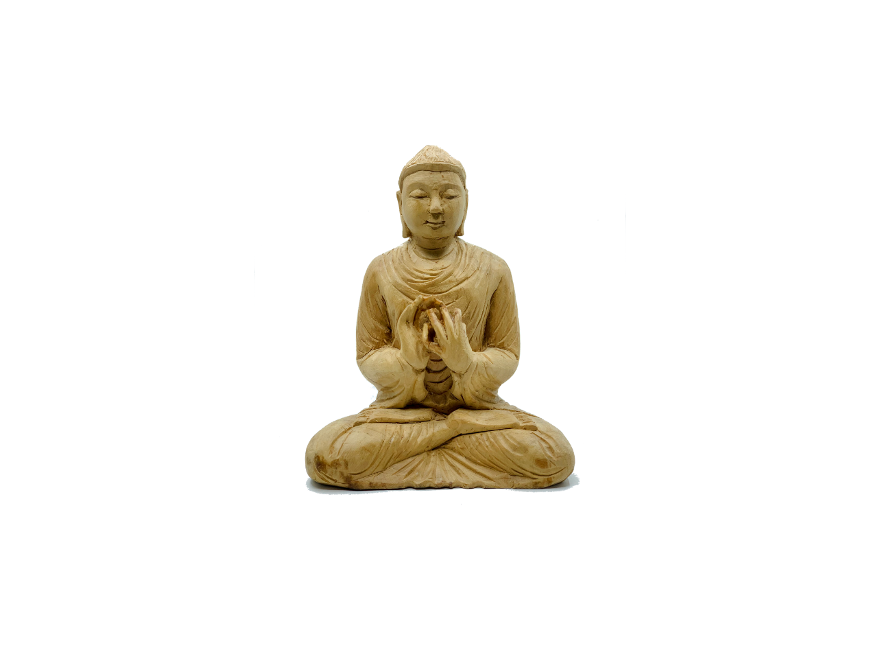 Meditating Monk - Dharmachakra Mudra