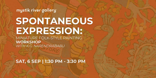 Spontaneous Expression: Miniature Folk Style Painting Workshop