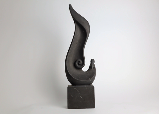 Seashell - Black Marble (50 cm)