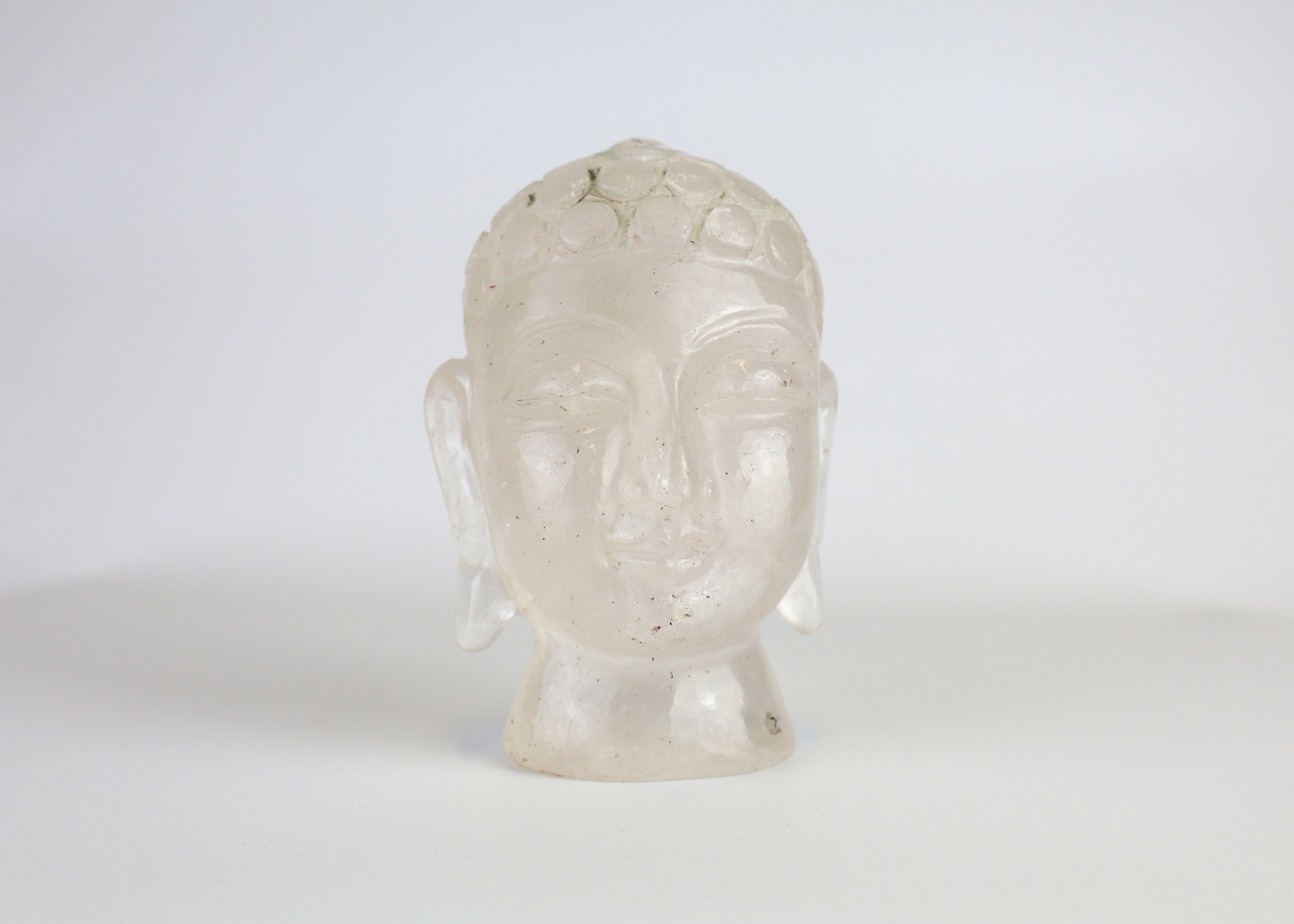 Buddha Head - Clear Quartz (10 cm)