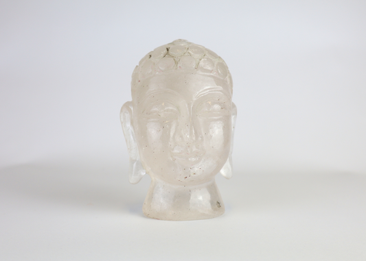 Buddha Head - Clear Quartz (10 cm)