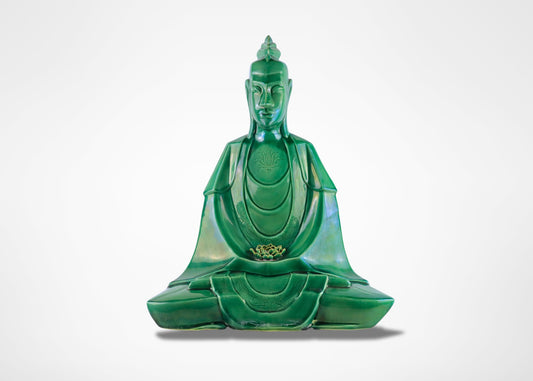 Abstract Buddha - Ceramic (Jade Green)