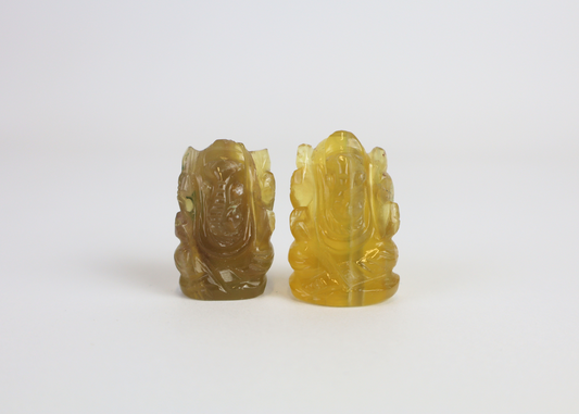 Tiny Rainbow Fluorite Ganesha (3 cm)
