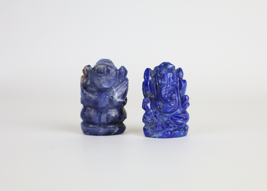 Tiny Lapis Lazuli Ganesha (3 cm)