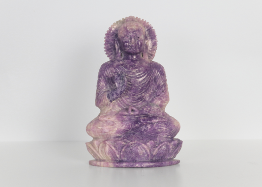 Sitting Buddha - Amethyst (23 cm)