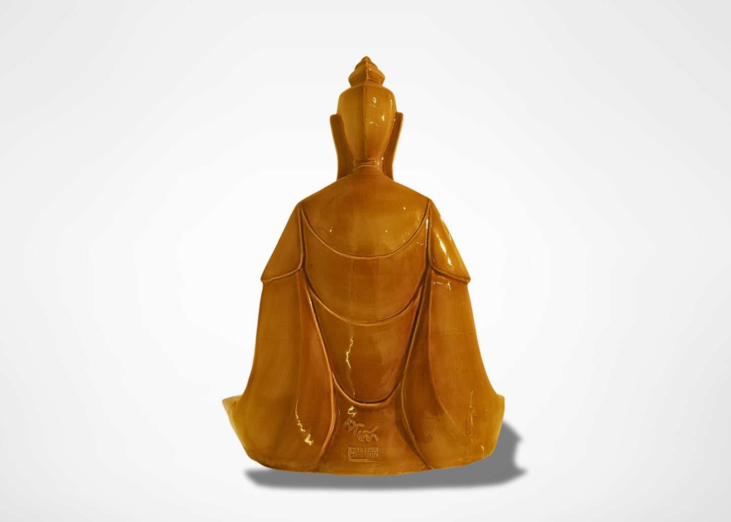 Abstract Buddha - Ceramic (Ochre)
