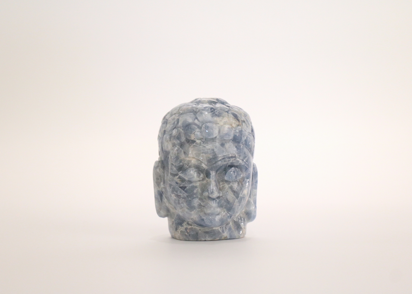 Buddha Head - Blue Calcite (Small, 9cm)