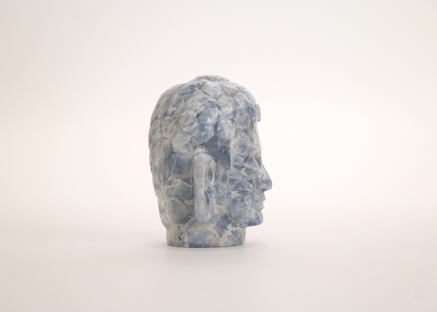 Buddha Head - Blue Calcite (Small, 9cm)